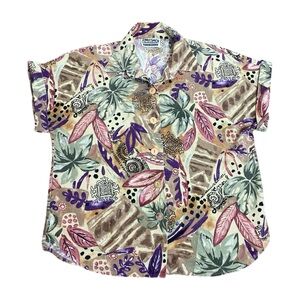 Funky Jungle Muted Button-Up Size M / L